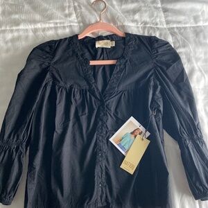Nation Geneva black blouse